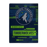 Minnesota Timberwolves Blanket 60x80 Raschel Digitize Design