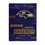 Baltimore Ravens Blanket 60x80 Raschel Digitize Design