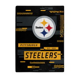 Pittsburgh Steelers Blanket 60x80 Raschel Digitize Design