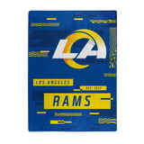 Los Angeles Rams Blanket 60x80 Raschel Digitize Design
