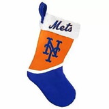 Forever Collectibles New York Mets Stocking Basic Design 2018 Holiday