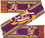 LSU Tigers Scarf Big Logo Wordmark Gray