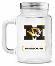 Missouri Tigers Mason Jar Glass With Lid