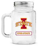 Iowa State Cyclones Mason Jar Glass With Lid