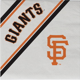 San Francisco Giants Disposable Napkins - 20 Pk