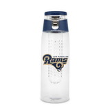 Los Angeles Rams Sport Bottle 24oz Plastic Infuser Style