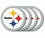 Pittsburgh Steelers Coaster 4 Pack Set