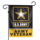 US Army Flag 12x18 Garden Style 2 Sided Veteran Design