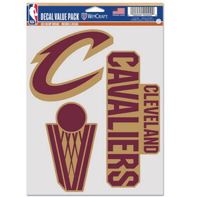 Cleveland Cavaliers Decal Multi Use Fan 3 Pack