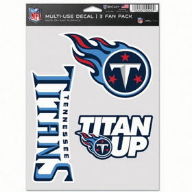 Tennessee Titans Decal Multi Use Fan 3 Pack