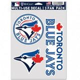 Toronto Blue Jays Decal Multi Use Fan 3 Pack