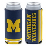 Michigan Wolverines Can Cooler Slim Can Design