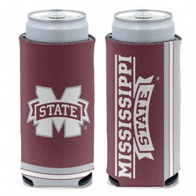 Mississippi State Bulldogs Can Cooler Slim Can Design