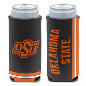 Oklahoma State Cowboys Can Cooler Slim Can Design