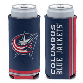 Columbus Blue Jackets Can Cooler Slim Can Design