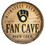 Milwaukee Brewers Sign Wood 14 Inch Round Barrel Top Design