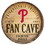 Philadelphia Phillies Sign Wood 14 Inch Round Barrel Top Design
