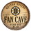 Boston Bruins Sign Wood 14 Inch Round Barrel Top Design