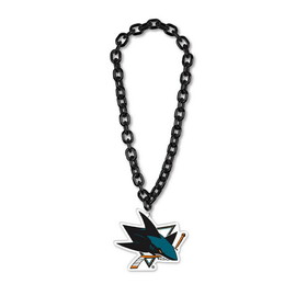 San Jose Sharks Necklace Big Fan Chain