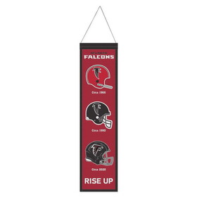 Atlanta Falcons Banner Wool 8x32 Heritage Evolution Design