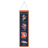 Denver Broncos Banner Wool 8x32 Heritage Evolution Design