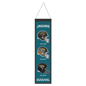 Jacksonville Jaguars Banner Wool 8x32 Heritage Evolution Design