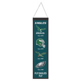 Philadelphia Eagles Banner Wool 8x32 Heritage Evolution Design