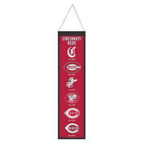 Cincinnati Reds Banner Wool 8x32 Heritage Evolution Design