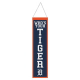 Detroit Tigers Banner Wool 8x32 Heritage Slogan Design