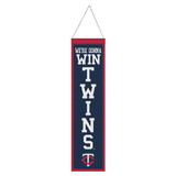 Minnesota Twins Banner Wool 8x32 Heritage Slogan Design