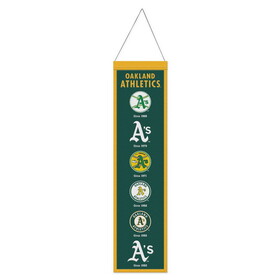 Oakland Athletics Banner Wool 8x32 Heritage Evolution Design