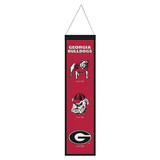 Georgia Bulldogs Banner Wool 8x32 Heritage Evolution Design
