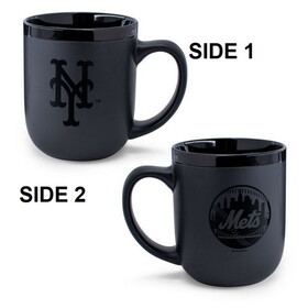 New York Mets Coffee Mug 17oz Matte Black