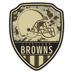 Cleveland Browns Sign Wood 11x14 Shield Shape