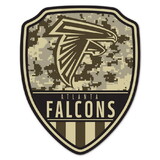 Atlanta Falcons Sign Wood 11x14 Shield Shape