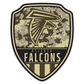 Atlanta Falcons Sign Wood 11x14 Shield Shape
