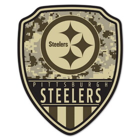Pittsburgh Steelers Sign Wood 11x14 Shield Shape