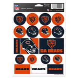 Chicago Bears Decal Sheet 5x7 Vinyl