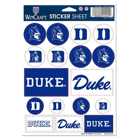 Wincraft Duke Blue Devils Decal Sheet 5x7 Vinyl