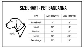 Tampa Bay Buccaneers Pet Bandanna Size L