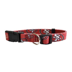 San Francisco 49ers Pet Collar Size S