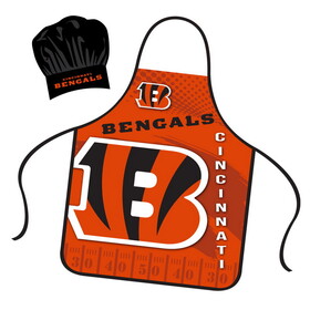 Cincinnati Bengals Chef Hat and Apron Set