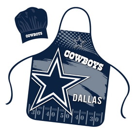 Dallas Cowboys Chef Hat and Apron Set