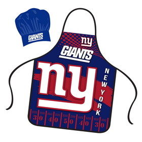 New York Giants Chef Hat and Apron Set