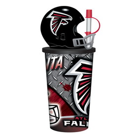 Atlanta Falcons Helmet Cup 32oz Plastic with Straw