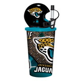 Jacksonville Jaguars Helmet Cup 32oz Plastic with Straw