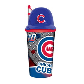 Chicago Cubs Helmet Cup 32oz Plastic with Straw