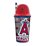 Los Angeles Angels Helmet Cup 32oz Plastic with Straw