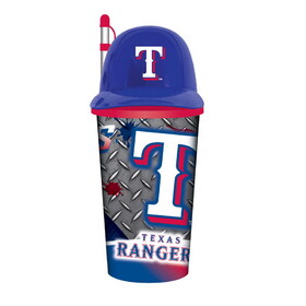 Texas Rangers Helmet Cup 32oz Plastic with Straw