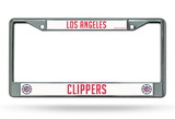 Los Angeles Clippers License Plate Frame Chrome